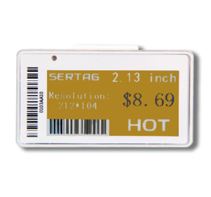 2.13 inch Electronic Shelf Label Low 2.4 GHz